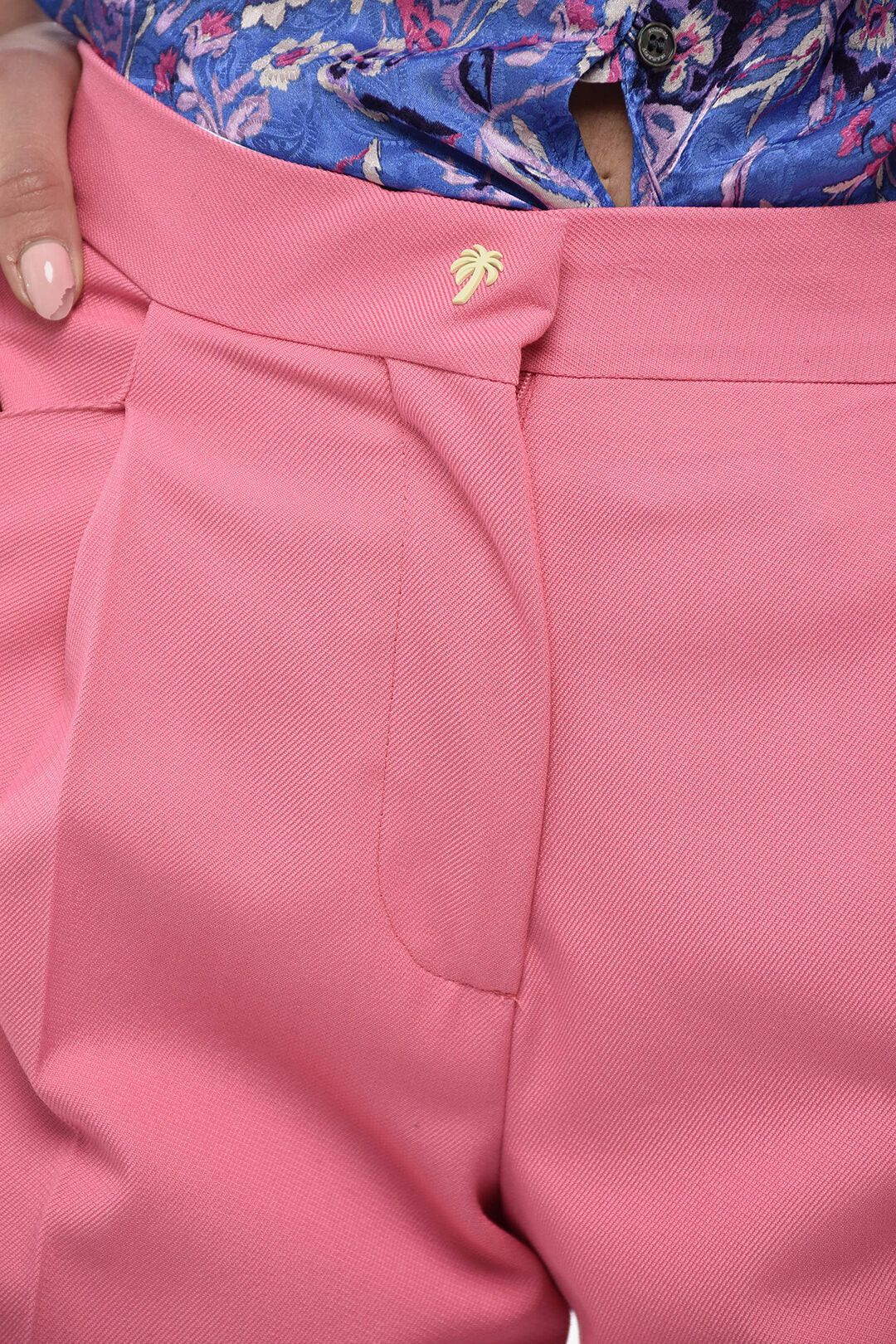 Palm Angels Wide-Fit Trousers MIAMI With Pleats Size 25" / US 0 / IT 36 - 3 Thumbnail