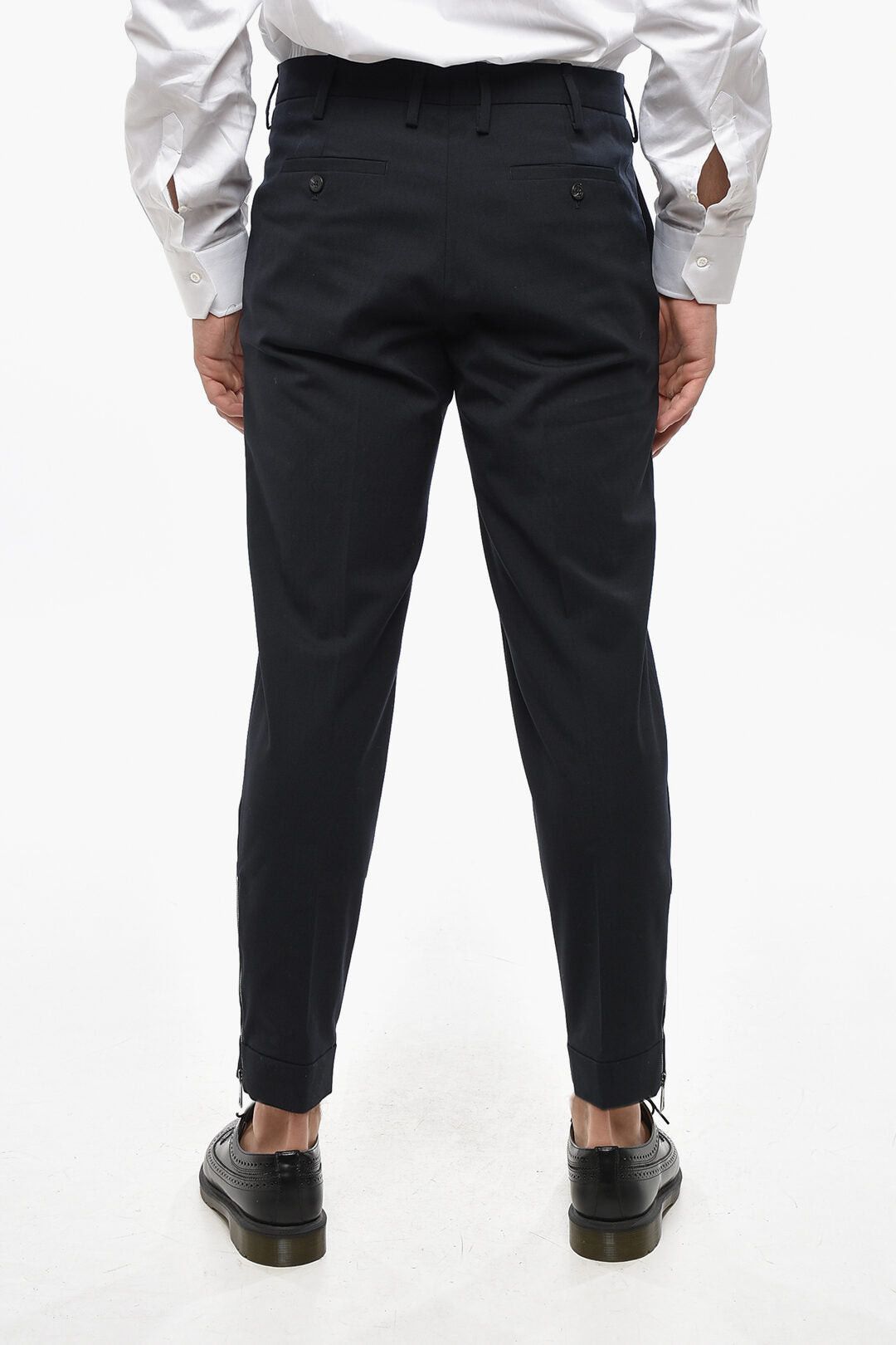 Neil Barrett Slim Trousers JAMIE with Zip at Hem Size US 31 - 2 Thumbnail