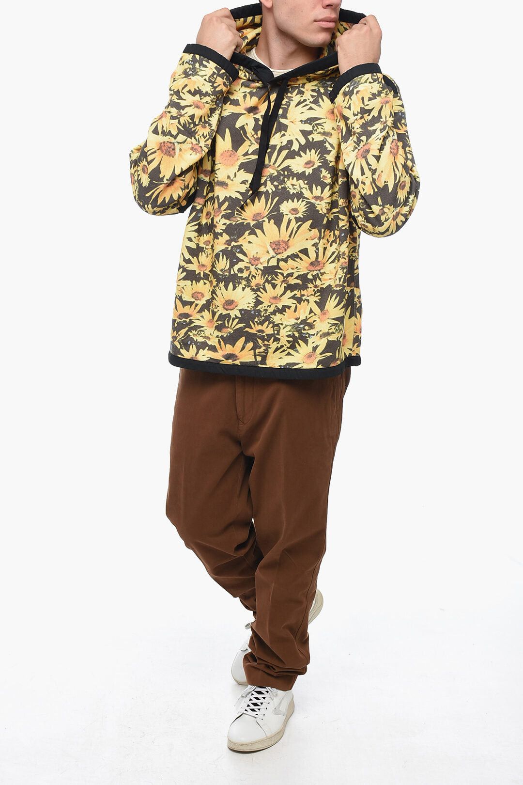Jil Sander Brushed Cotton Hoodie FLOWER FIELD Size US M / EU 48-50 / 2 - 4 Thumbnail
