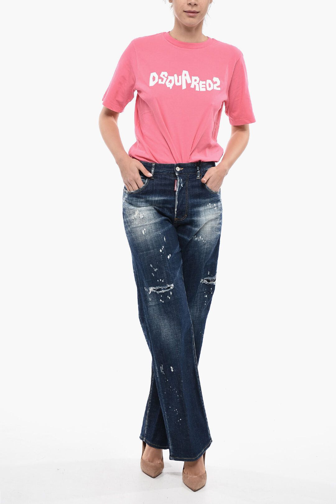 Dsquared2 Straight-Fit Jeans SAN DIEGO with 23cm Vintage Effect Size 30" / US 8 / IT 44 - 4 Thumbnail
