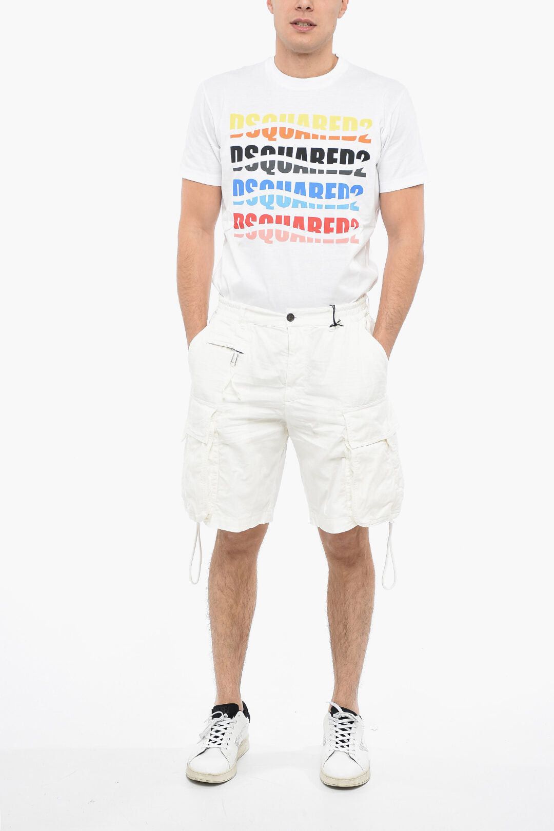 Dsquared2 Cargo Shorts BIG ELASTIC with Drawstring Size US 31 - 4 Thumbnail