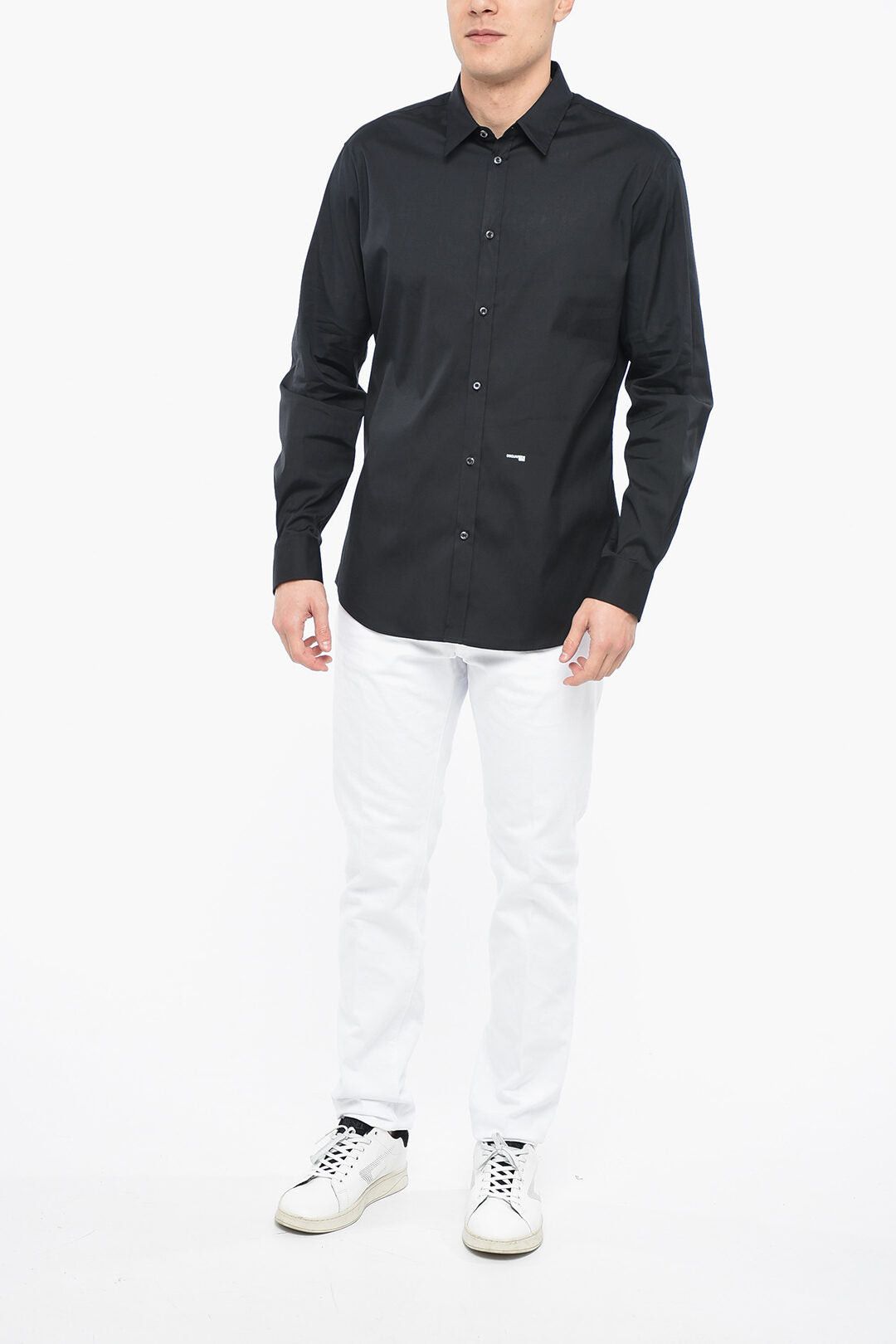 Dsquared2 Relaxed Fit Shirt with Logo Print Size US S / EU 44-46 / 1 - 4 Thumbnail