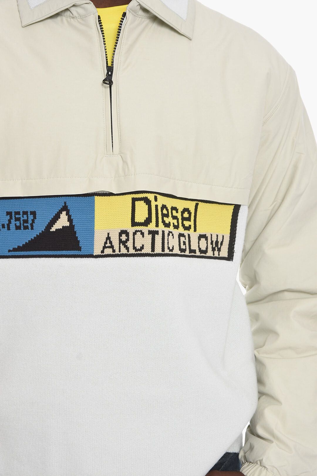 Diesel Knit Jacket K-MARC with Half-Zip Size US XL / EU 56 / 4 - 3 Thumbnail