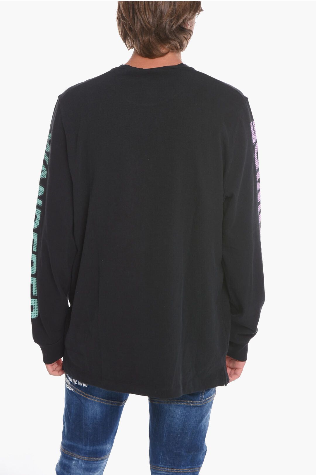 Dsquared2 Crewneck Sweatshirt with Logo Print Size US M / EU 48-50 / 2 - 2 Thumbnail