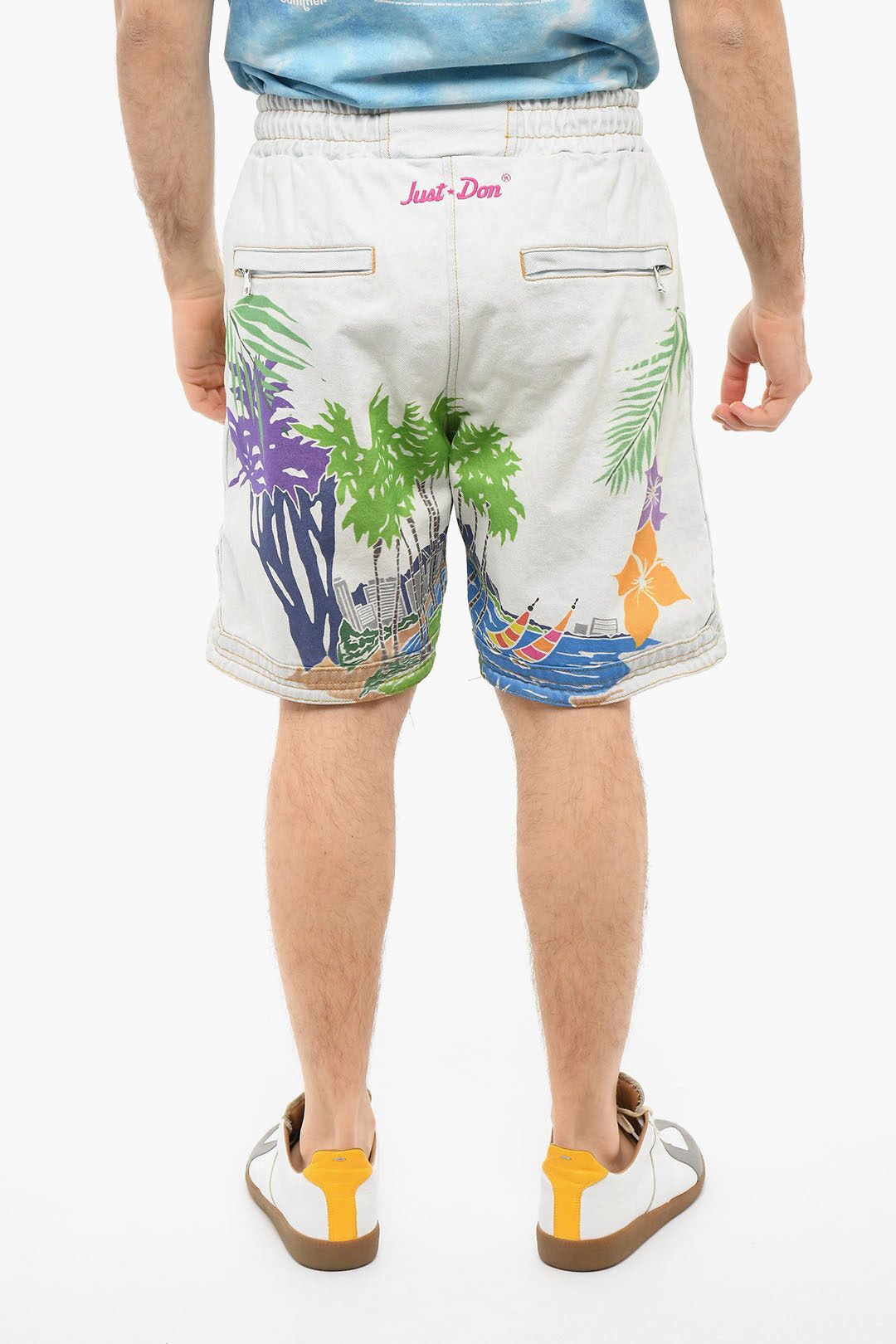 Just Don ISLANDERS Denim Shorts HAWAII with Drawstring Size US 30 / EU 46 - 2 Thumbnail
