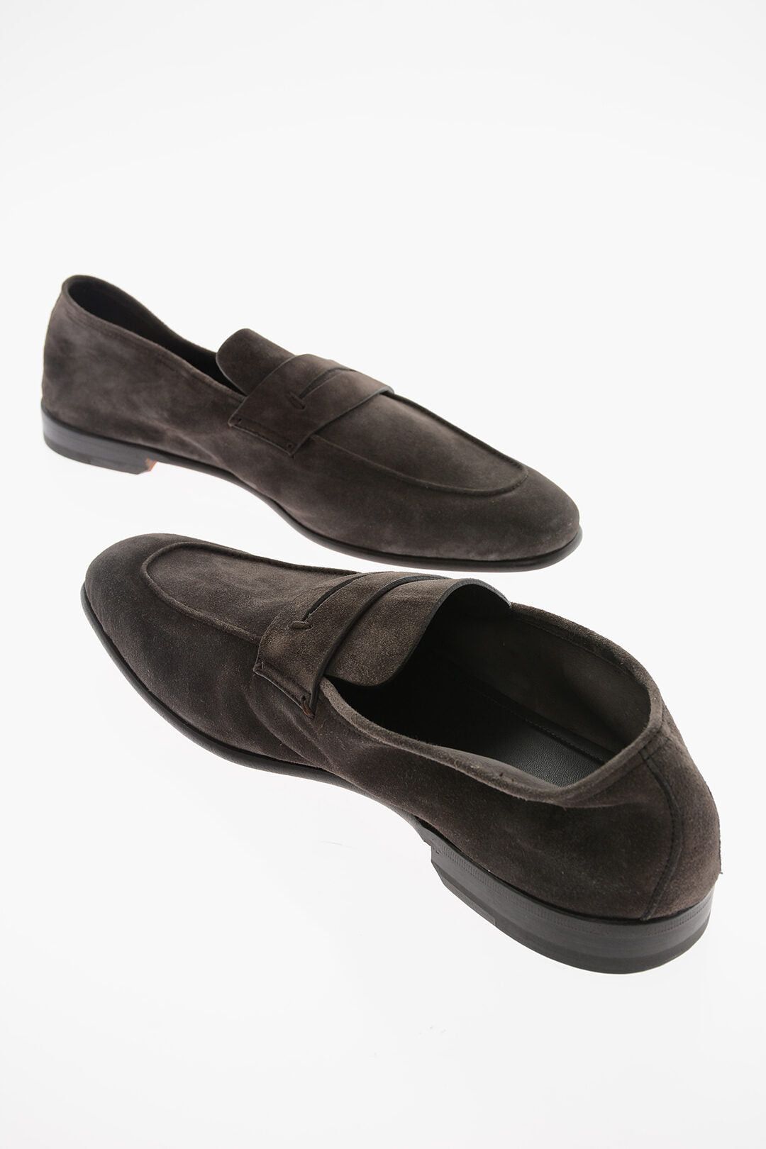 Ermenegildo Zegna Suede Loafers L'ASOLA Size US 11.5 / EU 44-45 - 4 Thumbnail