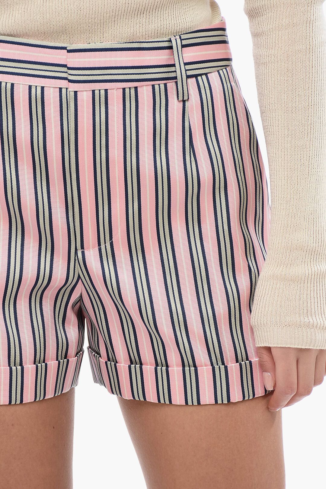 Dsquared2 Shorts PREPPY BOSTON with Bayadere Pattern Size 27" / US 4 / IT 40 - 4 Thumbnail