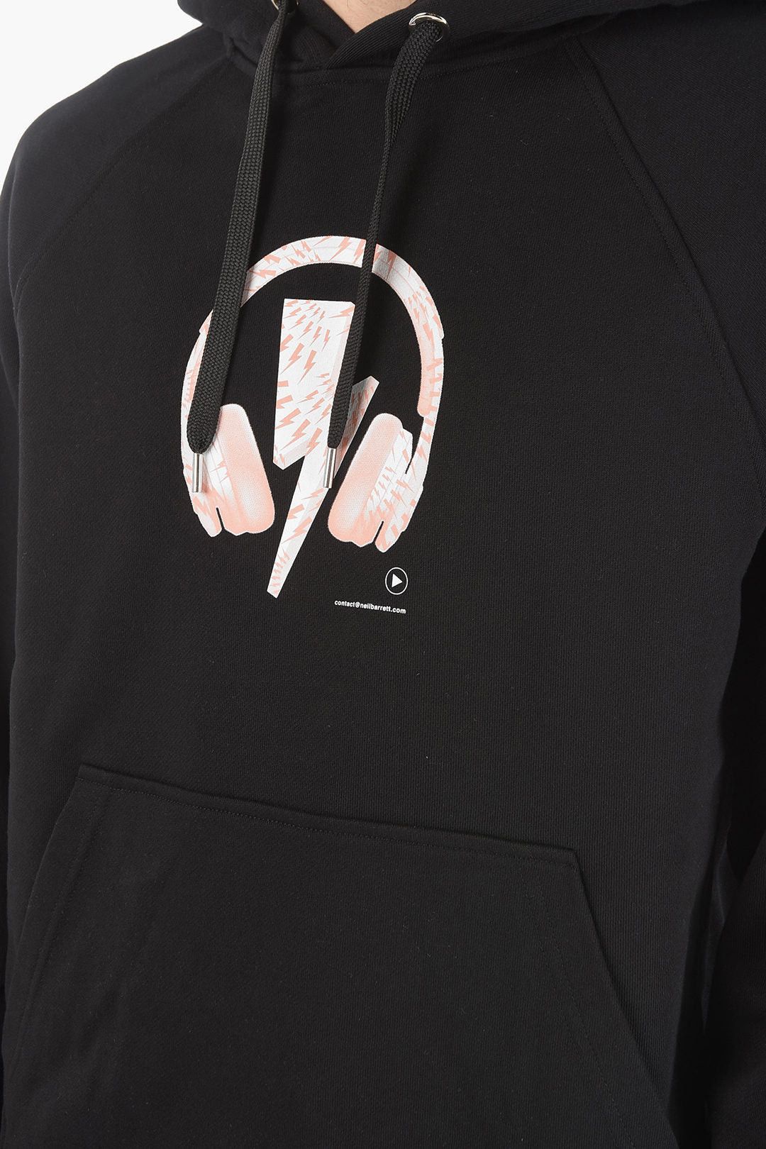 Neil Barrett Sweatshirt D.J. BOLT with Printed Logo and Hood Size US S / EU 44-46 / 1 - 3 Thumbnail