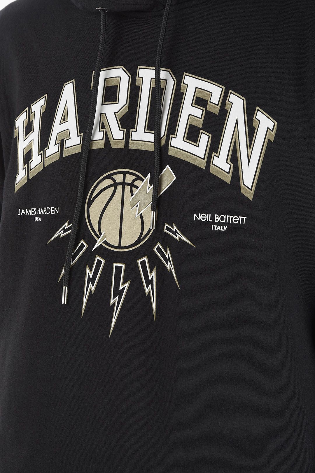 Neil Barrett JAMES HARDEN x NEIL BARRETT Easy Fit Hoodie with Hood and Printed Logo Size US XS / EU 42 / 0 - 3 Thumbnail