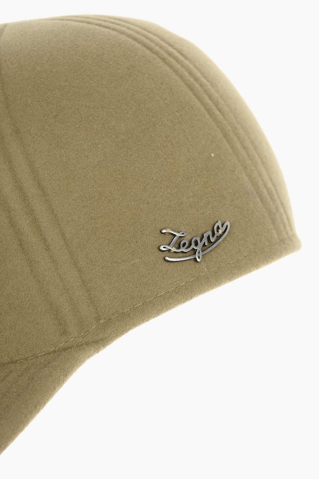 Ermenegildo Zegna Wool Baseball Cap with Leather Lining Size ONE SIZE - 4 Thumbnail