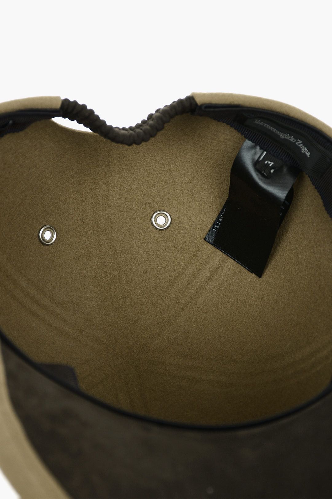 Ermenegildo Zegna Wool Baseball Cap with Leather Lining Size ONE SIZE - 5 Thumbnail
