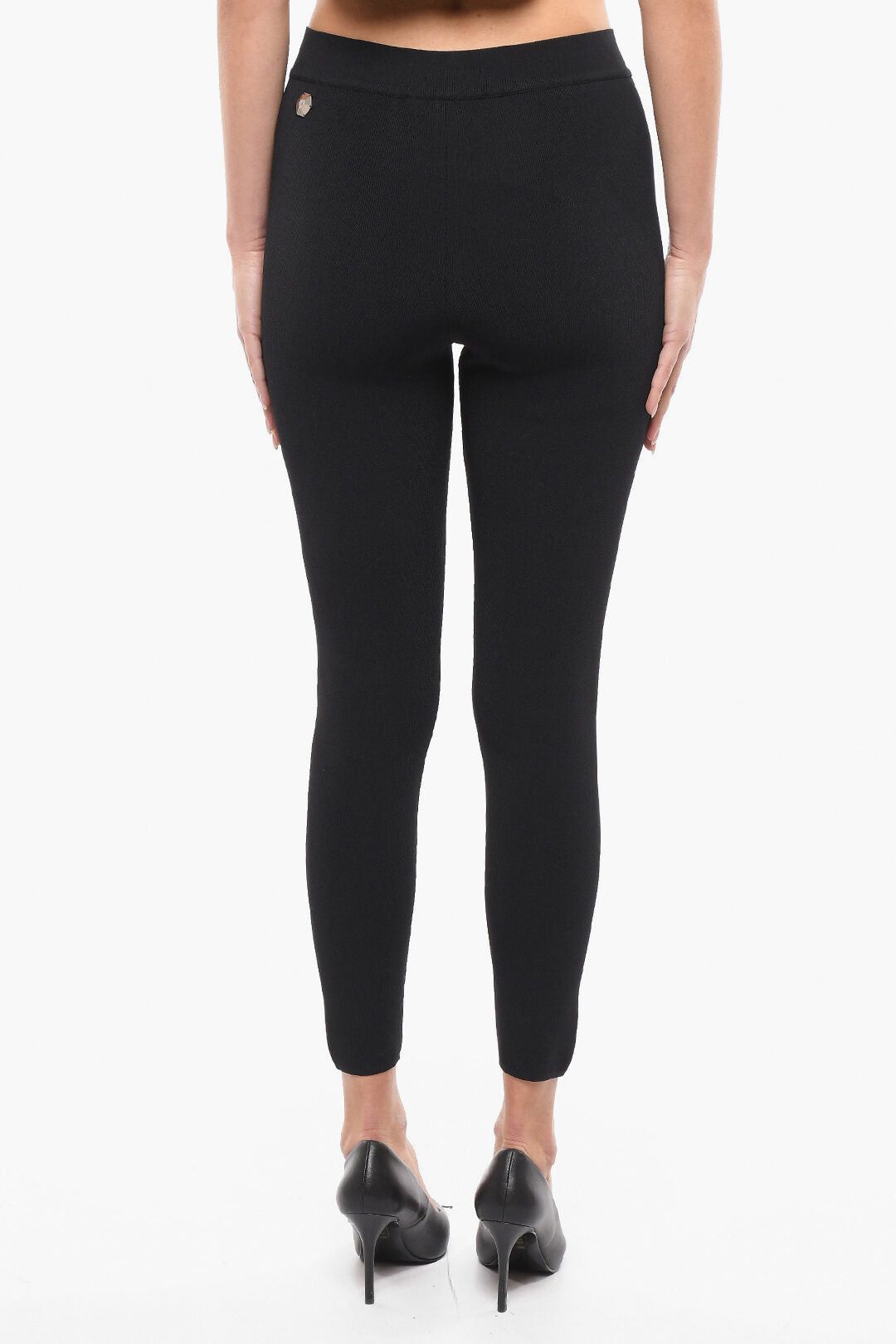 Philipp Plein COUTURE Leggings STRING with Lace-up Detail Size 27" / US 4 / IT 40 - 2 Thumbnail