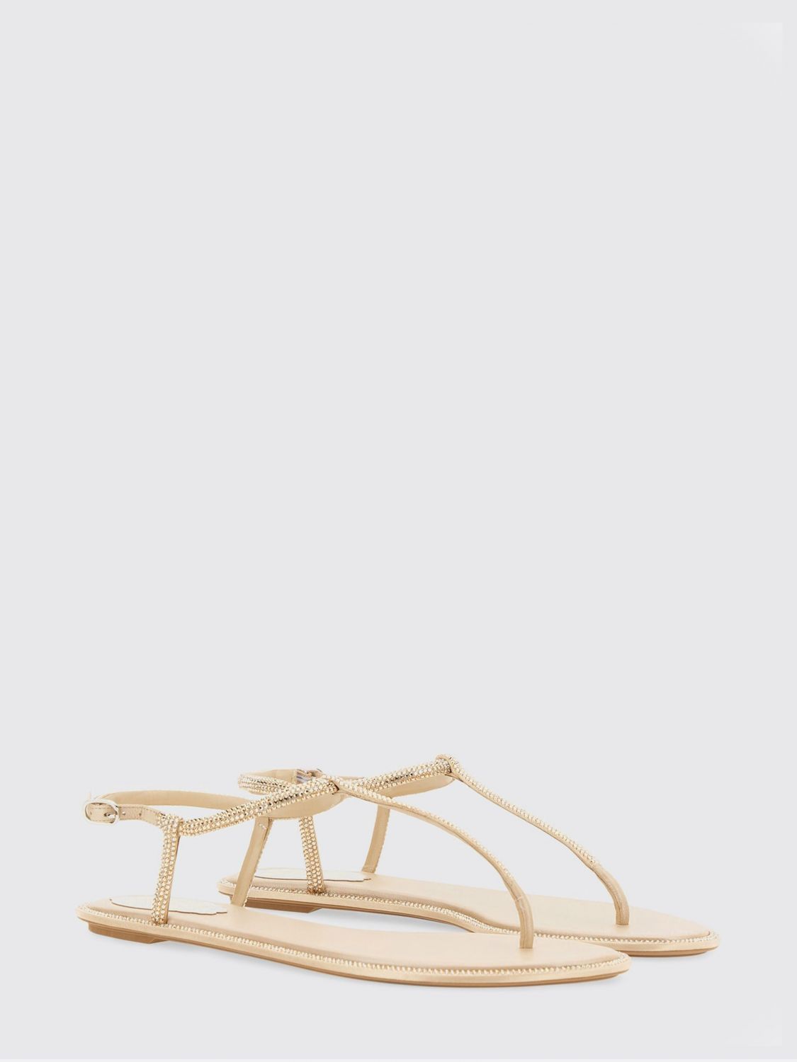 Rene Caovilla Rene Caovilla Heeled Sandal Woman Gold Size US 9 / IT 39 - 2 Thumbnail