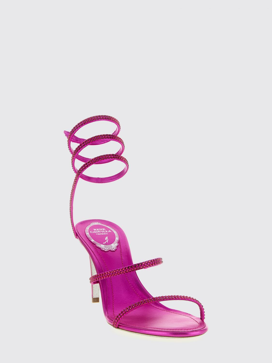 Rene Caovilla Rene Caovilla Heeled Sandal Woman Fuchsia Size US 9 / IT 39 - 2 Thumbnail