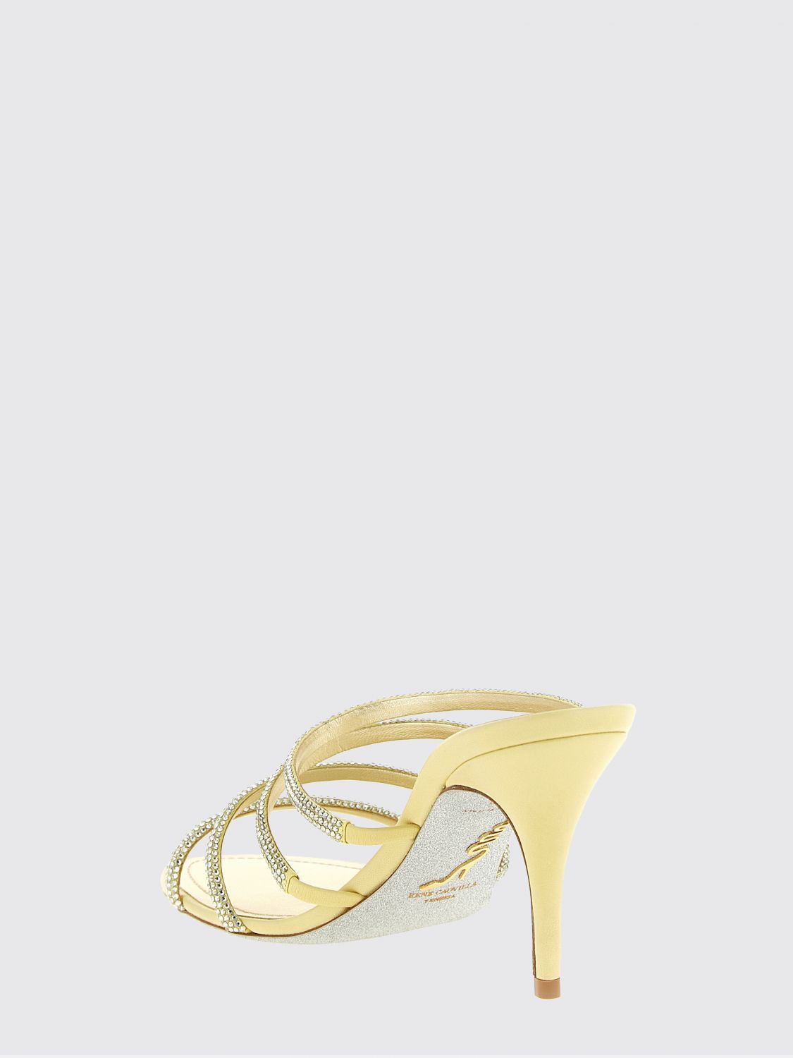 Rene Caovilla Rene Caovilla Heeled Sandal Woman Gold Size US 7 / IT 37 - 3 Thumbnail