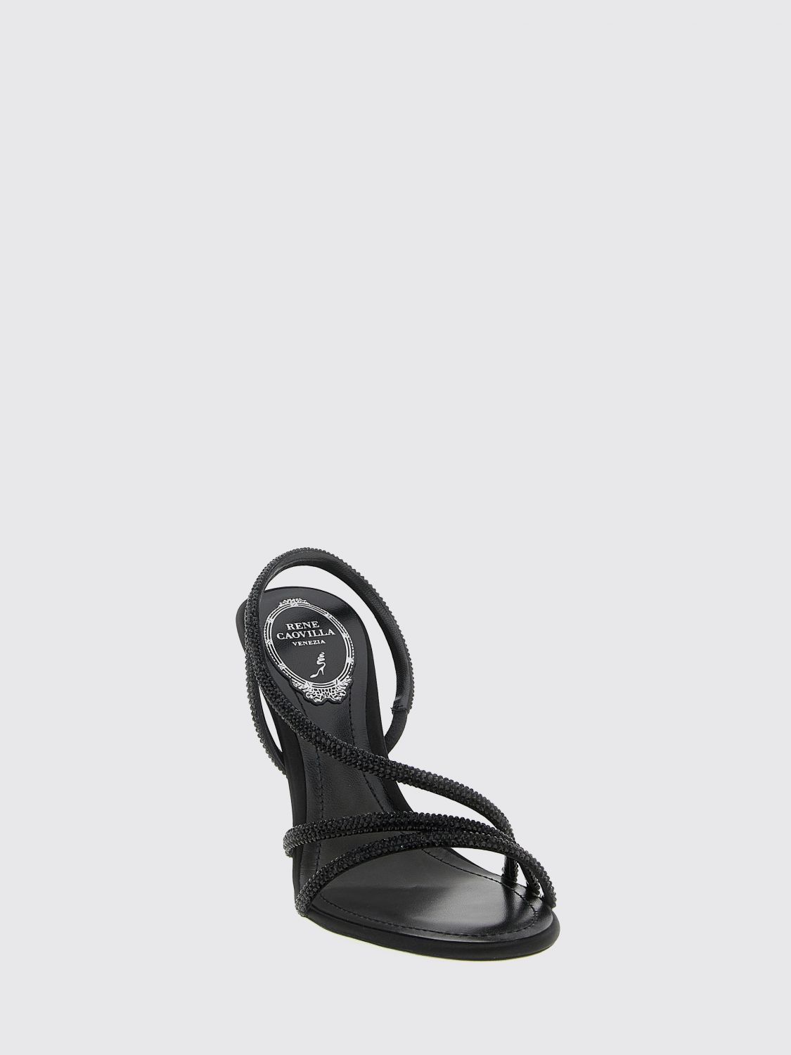 Rene Caovilla Rene Caovilla Heeled Sandal Woman Black Size US 6 / IT 36 - 2 Thumbnail