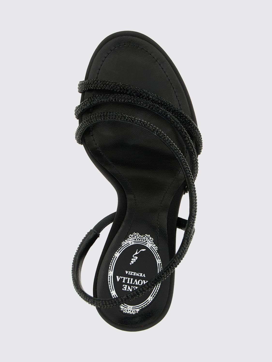 Rene Caovilla Rene Caovilla Heeled Sandal Woman Black Size US 8.5 / IT 38.5 - 4 Thumbnail