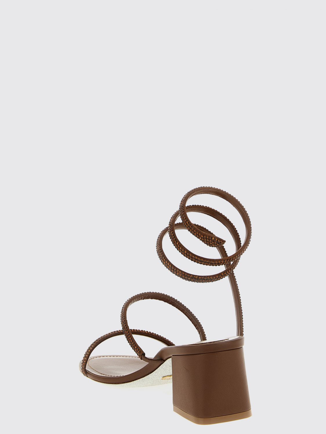 Rene Caovilla Rene Caovilla Heeled Sandal Woman Brown Size US 10 / IT 40 - 3 Thumbnail