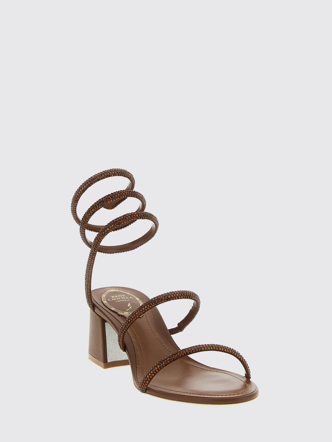Rene Caovilla Rene Caovilla Heeled Sandal Woman Brown Size US 11 / IT 41 - 2 Thumbnail