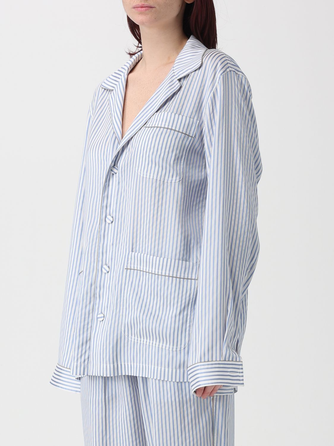 Tom Ford Tom Ford Shirt Woman Blue Size XS / US 0-2 / IT 36-38 - 4 Thumbnail