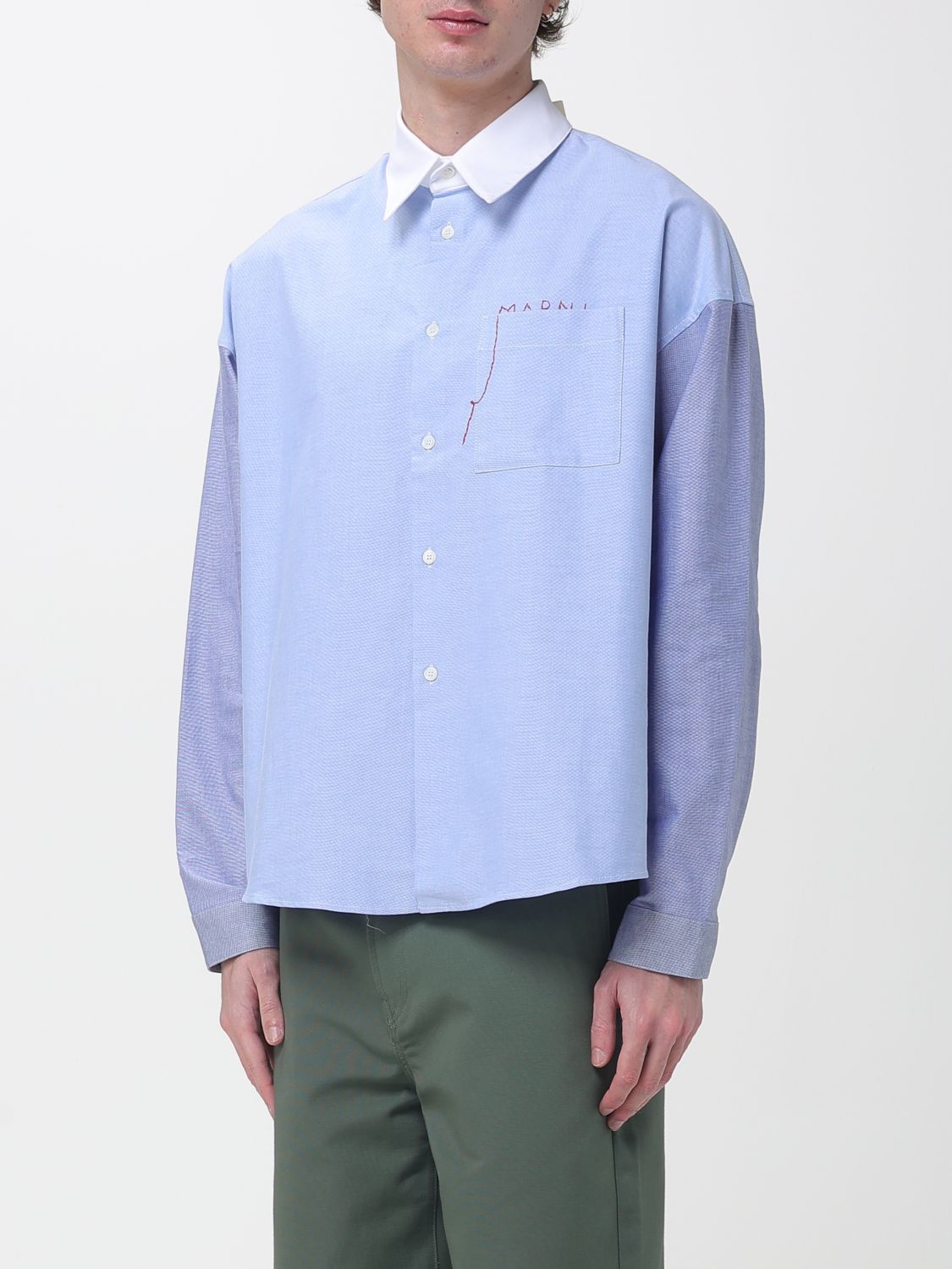 Marni Marni Shirt Men Blue Size US L / EU 52-54 / 3 - 4 Thumbnail