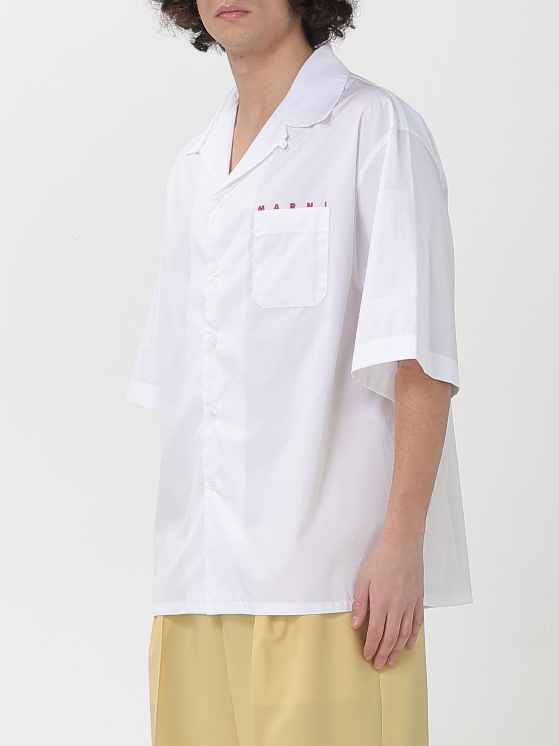 Marni Marni Shirt Men White Size US M / EU 48-50 / 2 - 4 Thumbnail