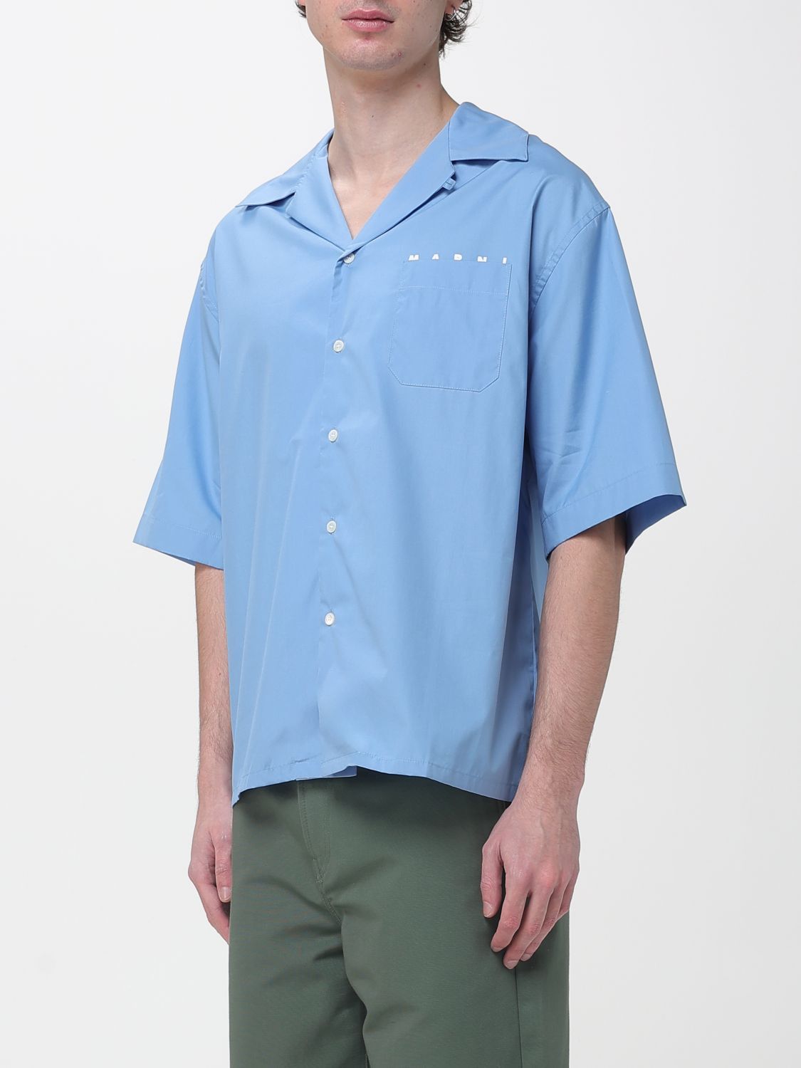 Marni Marni Shirt Men Blue Size US M / EU 48-50 / 2 - 4 Thumbnail