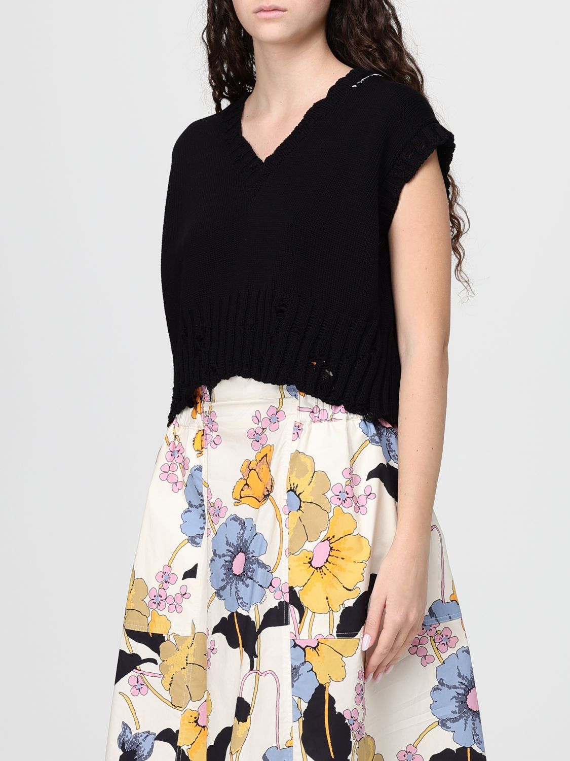 Marni Marni Waistcoat Woman Black Size S / US 4 / IT 40 - 4 Thumbnail