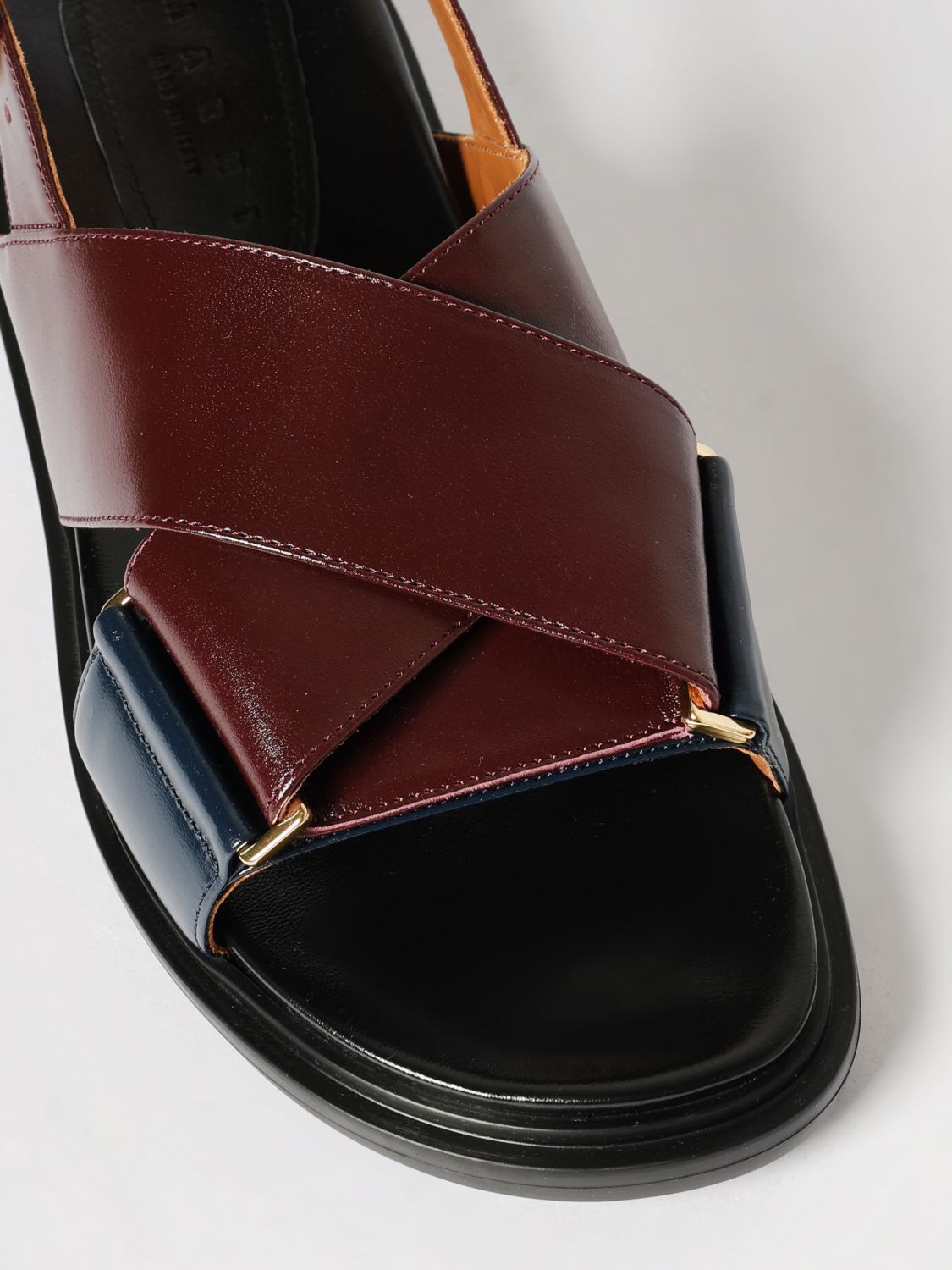 Marni Marni Heeled Sandal Woman Burgundy Size US 7 / IT 37 - 4 Thumbnail