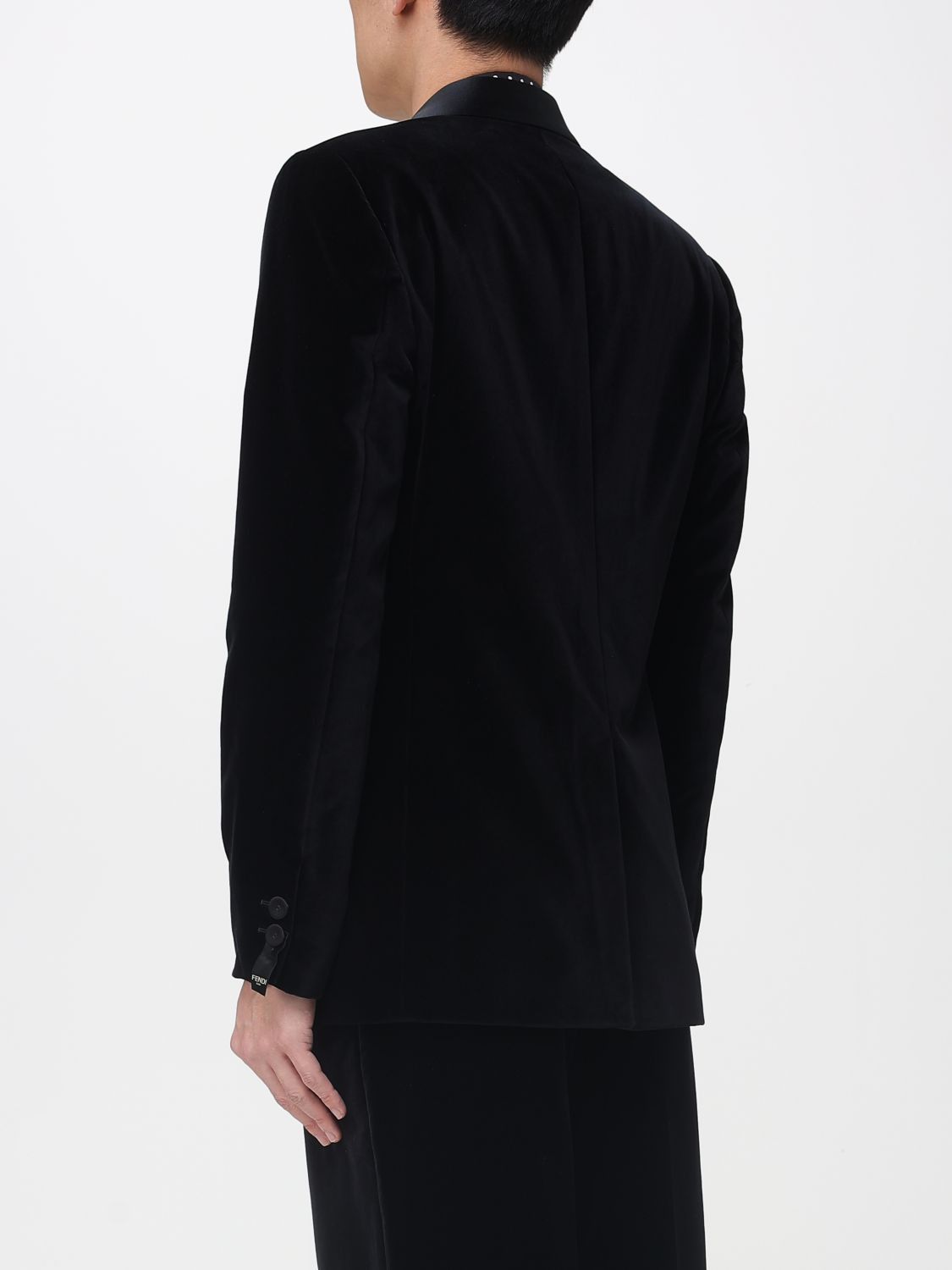 Fendi Fendi Jacket Men Black Size US XL / EU 56 / 4 - 3 Thumbnail