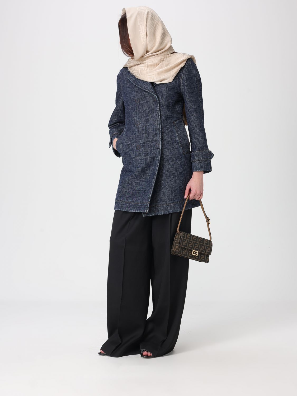 Fendi Fendi Jacket Woman Blue Size M / US 6-8 / IT 42-44 - 2 Thumbnail