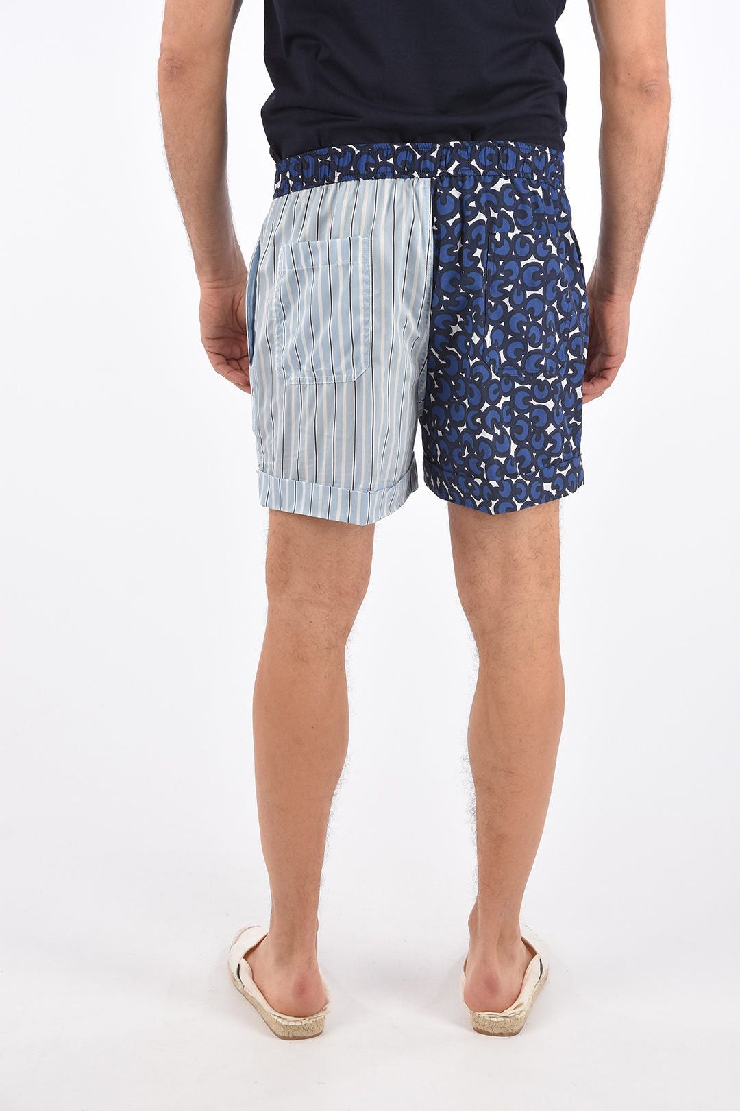 Neil Barrett Patterned Box-Fit Shorts Size US 31 - 2 Thumbnail