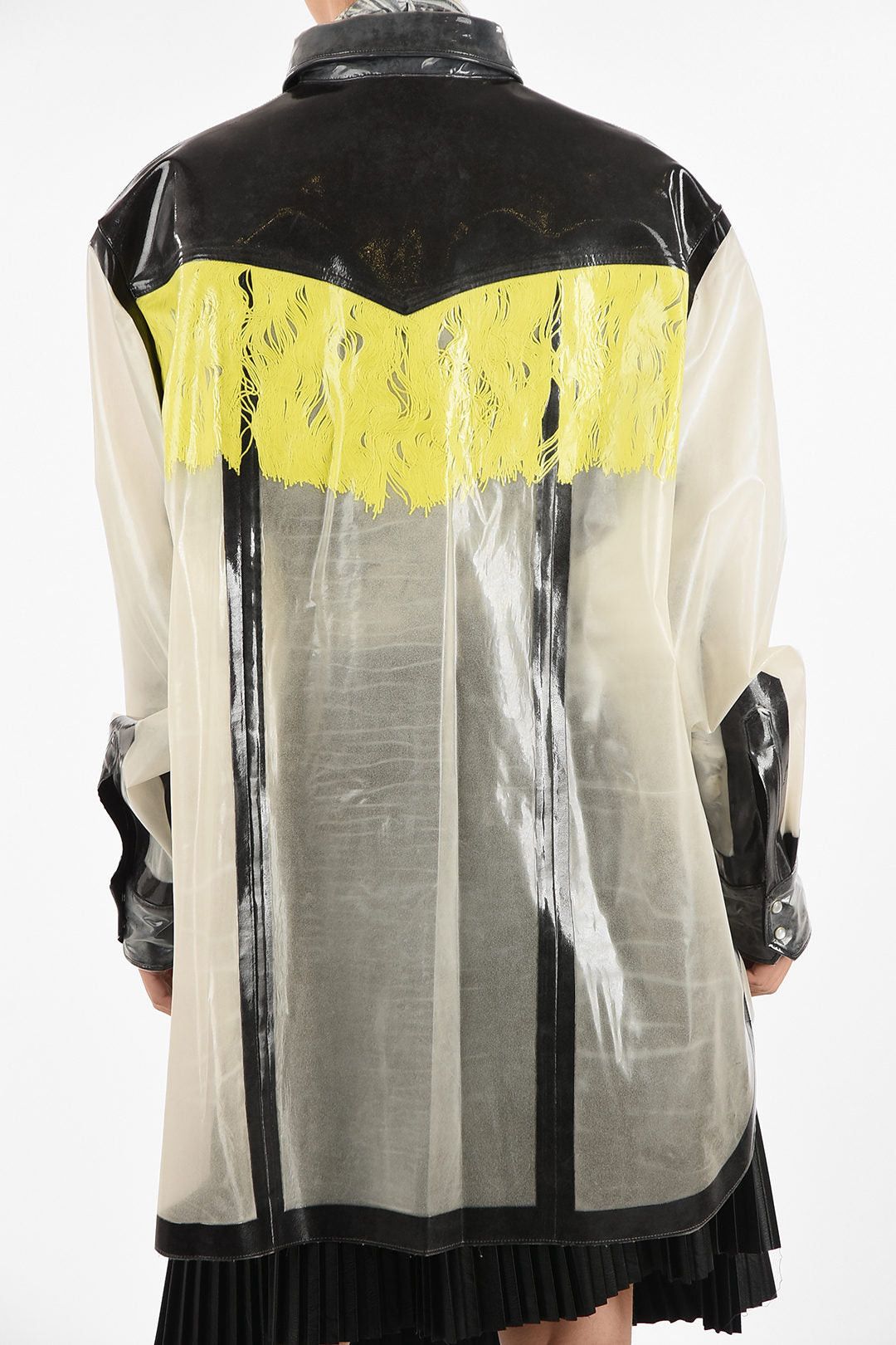 Maison Margiela MM0 Lacquered Oversize Shirt with Snap Buttons Size S / US 4 / IT 40 - 2 Thumbnail