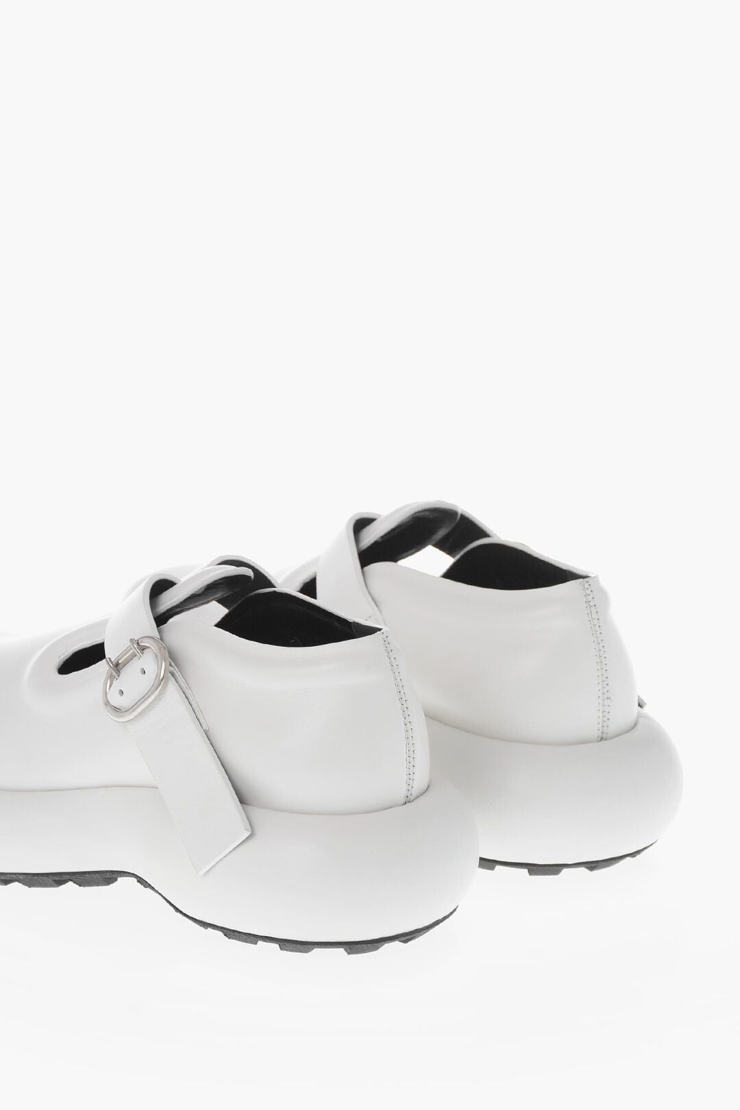 Jil Sander Leather Mary Janes With Chunky Sole Size US 7 / IT 37 - 2 Thumbnail