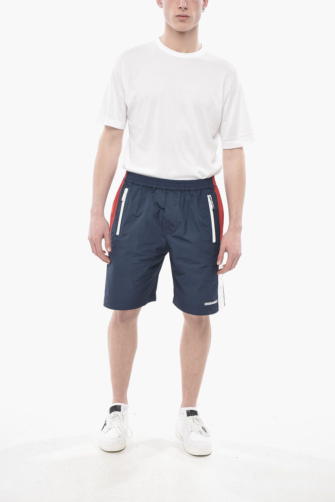 Dsquared2 Color-Block Shorts with Elastic Waist Size US 32 / EU 48 - 4 Thumbnail