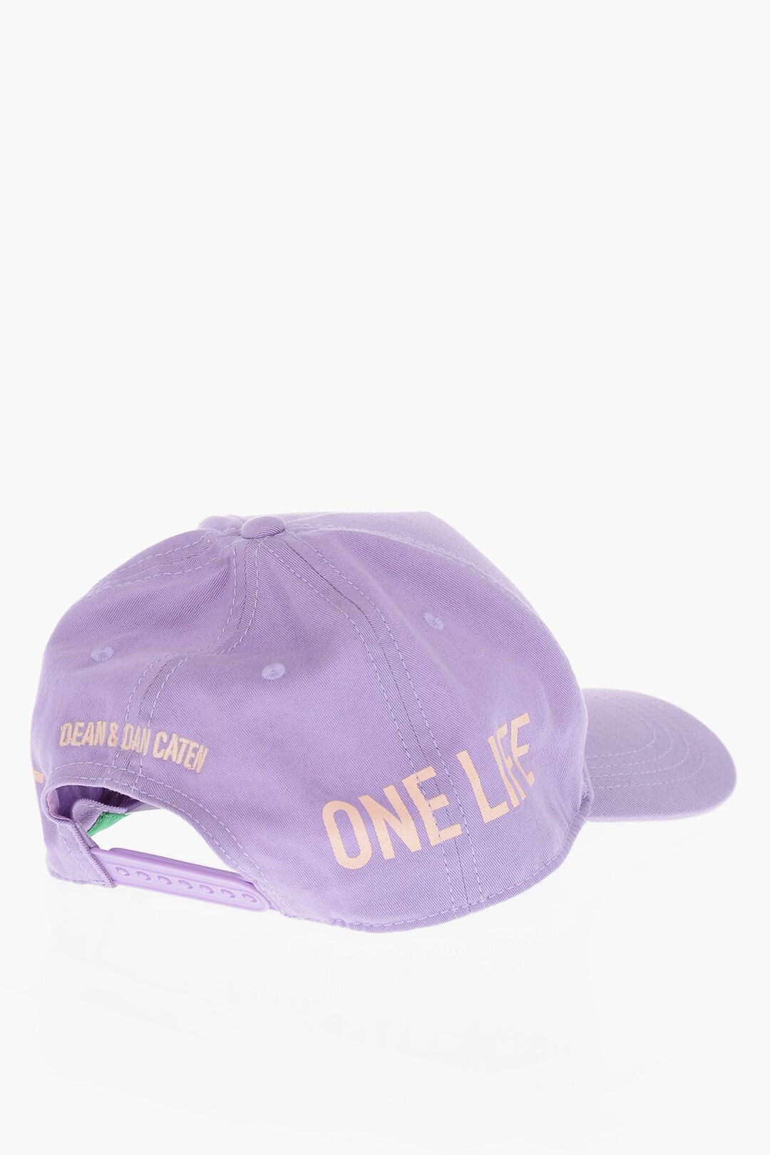 Dsquared2 ONE LIFE ONE PLANET Organic Cotton Baseball Cap With Printed Logo Size ONE SIZE - 3 Thumbnail