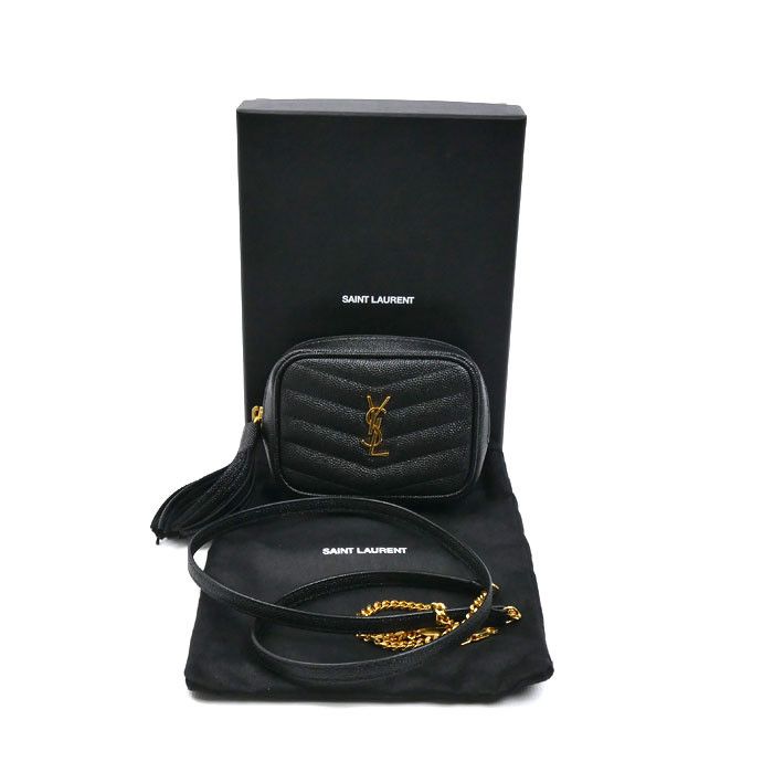 Yves Saint Laurent Yves Saint Laurent Saint Laurent Baby Lou Leather Chain Shoulder Bag Leather Shoulder Bag 635088 DUTY FREE for USA Size ONE SIZE - 8 Thumbnail