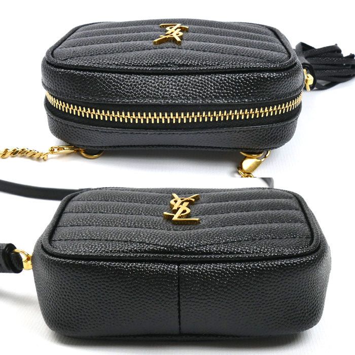 Yves Saint Laurent Yves Saint Laurent Saint Laurent Baby Lou Leather Chain Shoulder Bag Leather Shoulder Bag 635088 DUTY FREE for USA Size ONE SIZE - 3 Thumbnail