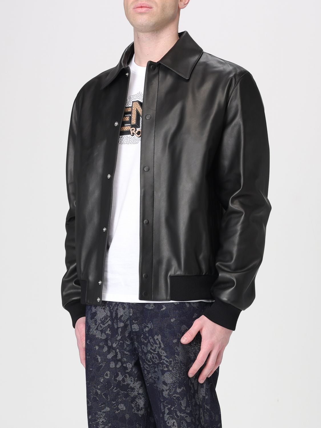 Fendi Fendi Jacket Men Black Size US XL / EU 56 / 4 - 3 Thumbnail