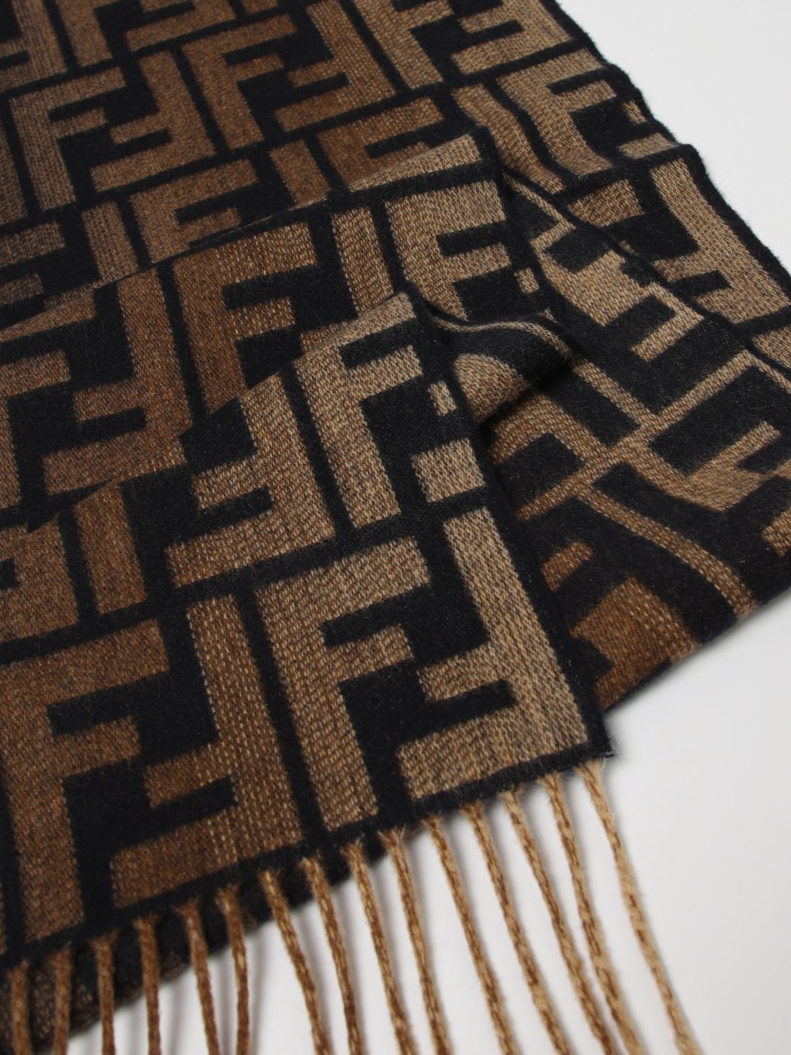 Fendi Fendi Scarf Men Blue Size ONE SIZE - 3 Thumbnail