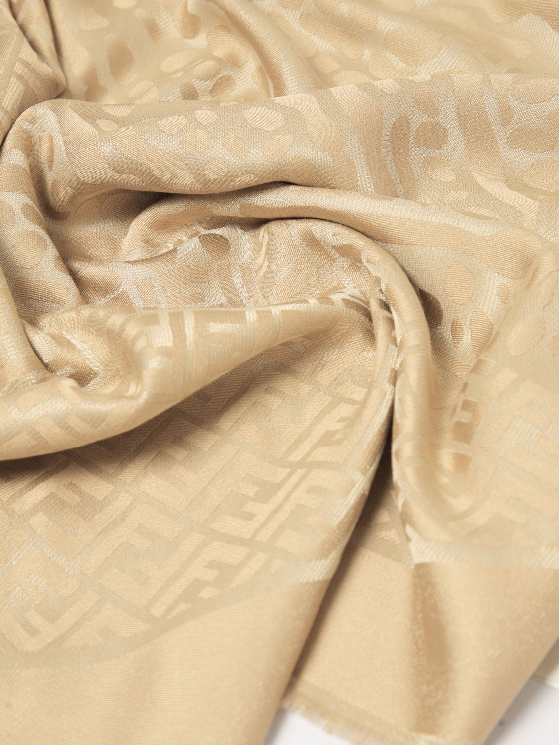 Fendi Fendi Scarf Woman Brown Size ONE SIZE - 3 Thumbnail