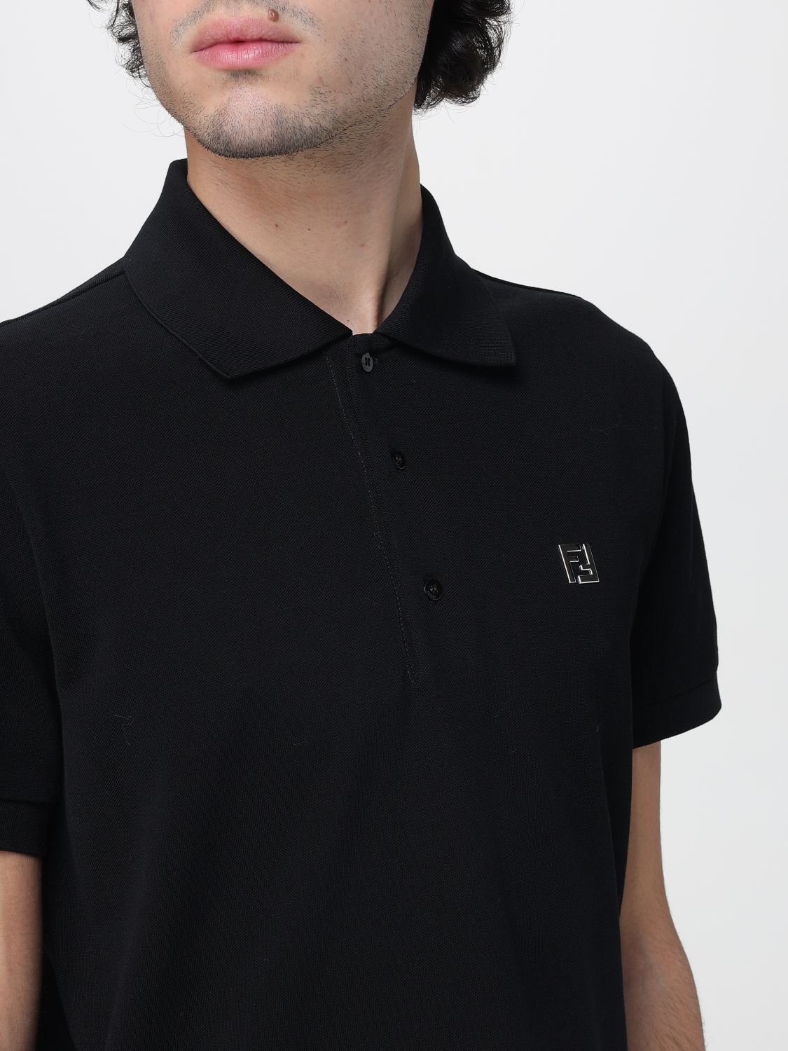 Fendi Fendi Polo Shirt Men Black Size US XXL / EU 58 / 5 - 4 Thumbnail