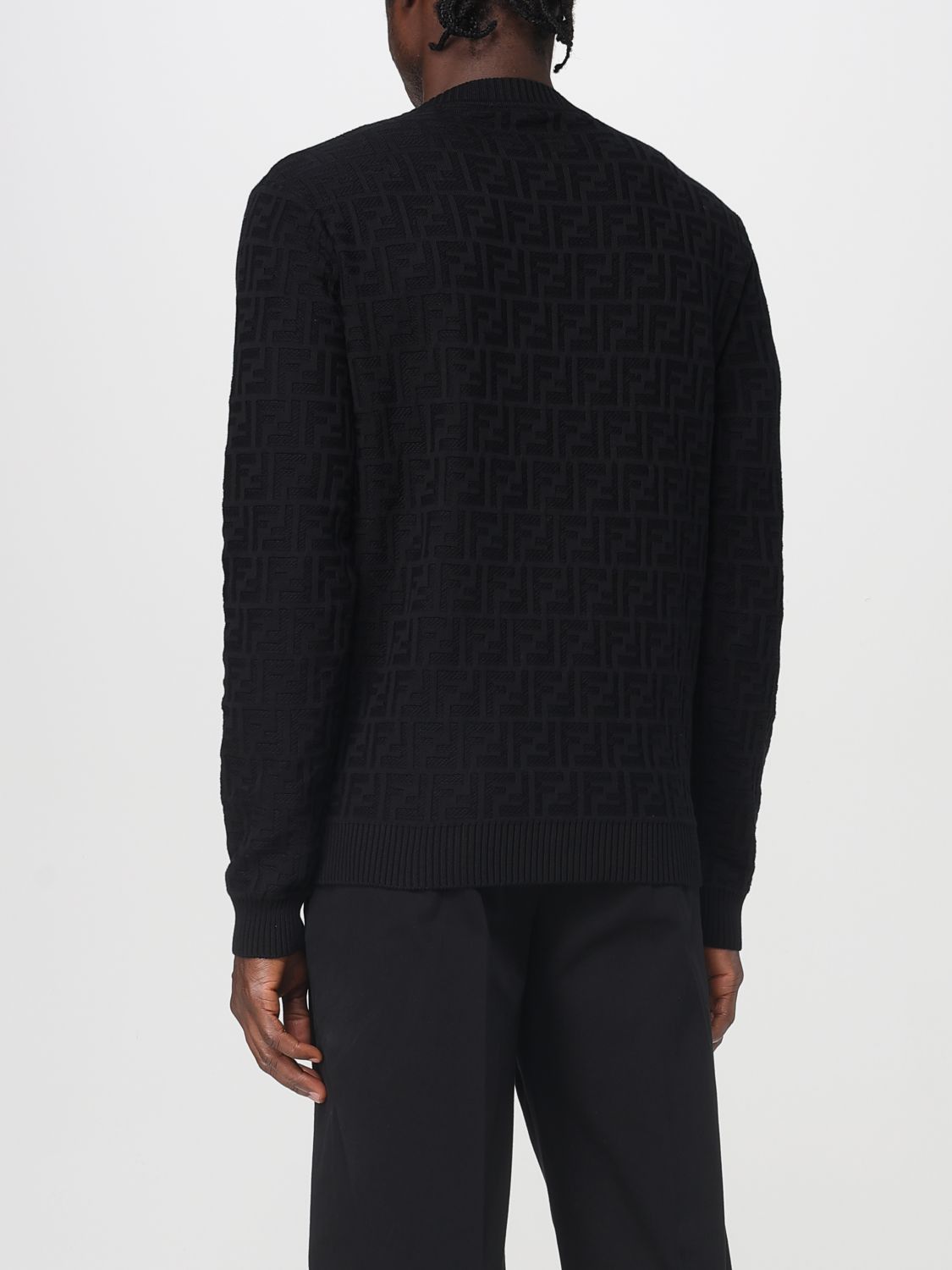 Fendi Fendi Sweater Men Black Size US L / EU 52-54 / 3 - 3 Thumbnail