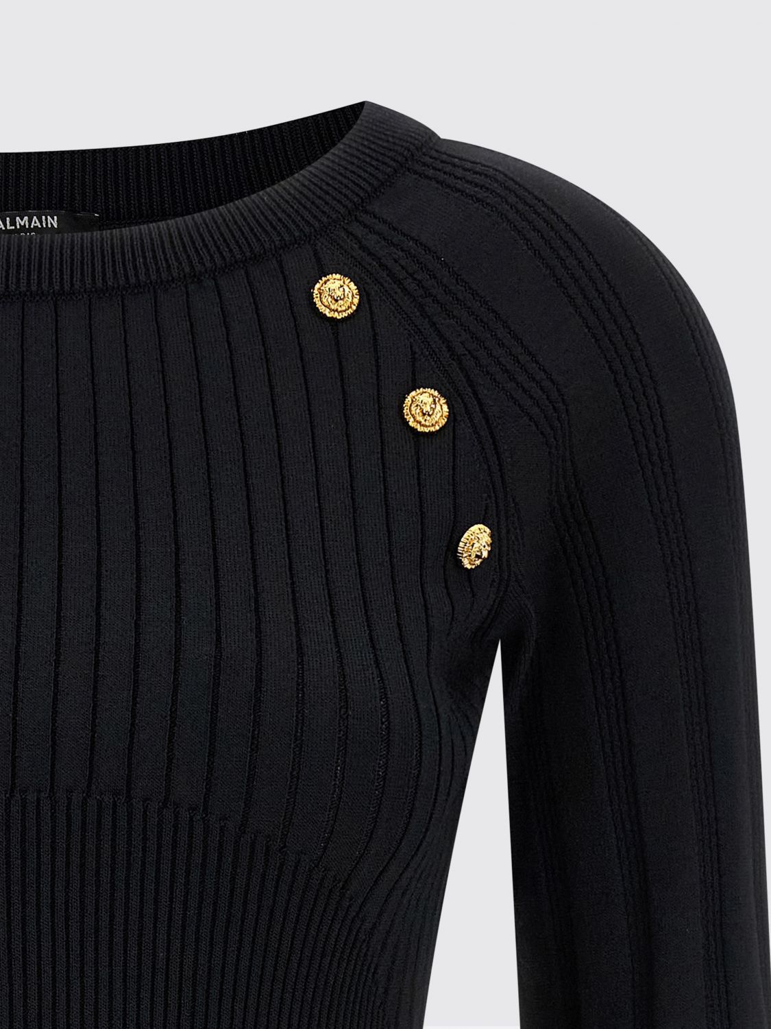 Balmain Balmain Sweater Woman Black Size XS / US 0-2 / IT 36-38 - 4 Thumbnail