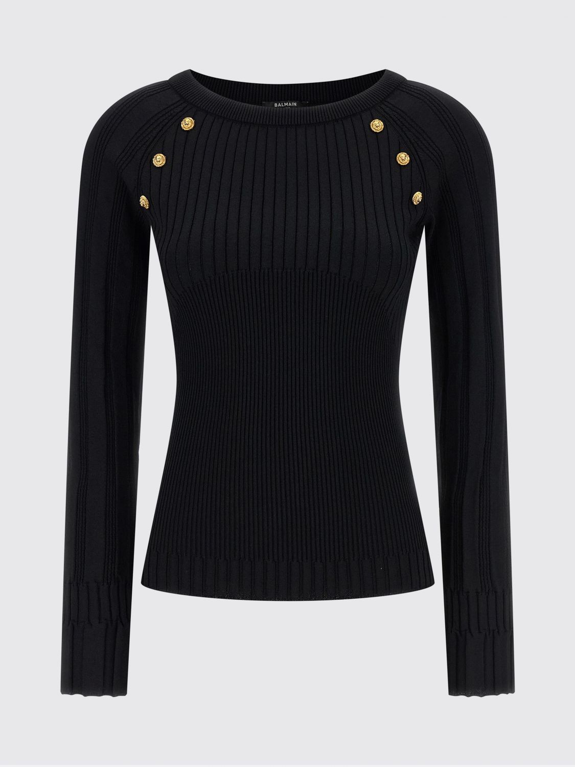 Balmain Balmain Sweater Woman Black Size XS / US 0-2 / IT 36-38 - 2 Thumbnail
