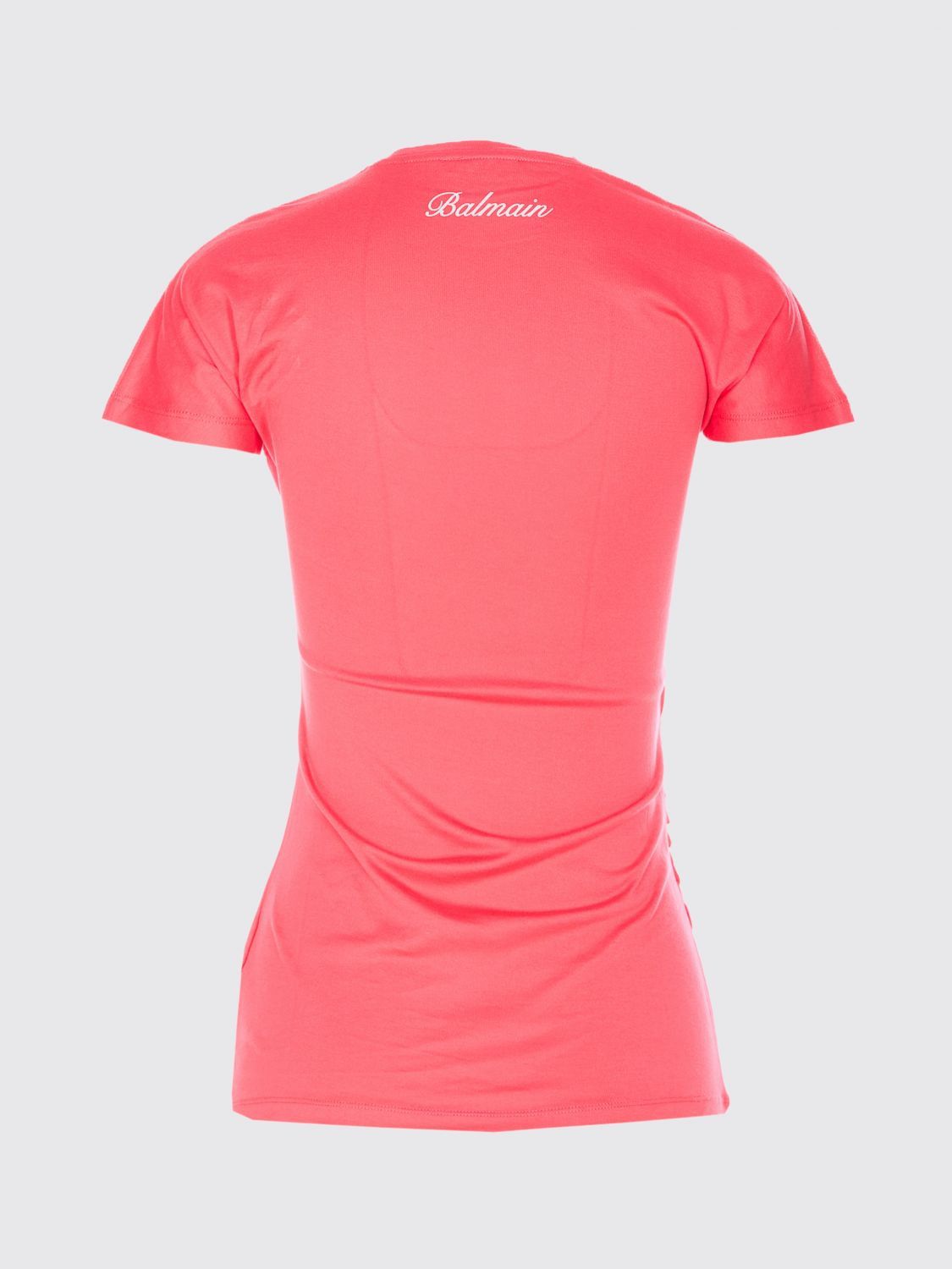 Balmain Balmain T-Shirt Woman Fuchsia Size L / US 10 / IT 46 - 3 Thumbnail