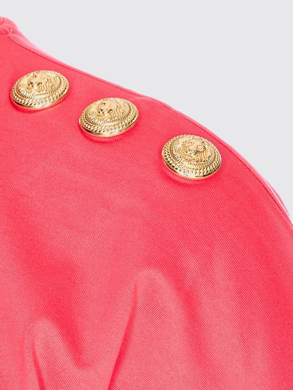 Balmain Balmain T-Shirt Woman Fuchsia Size M / US 6-8 / IT 42-44 - 4 Thumbnail