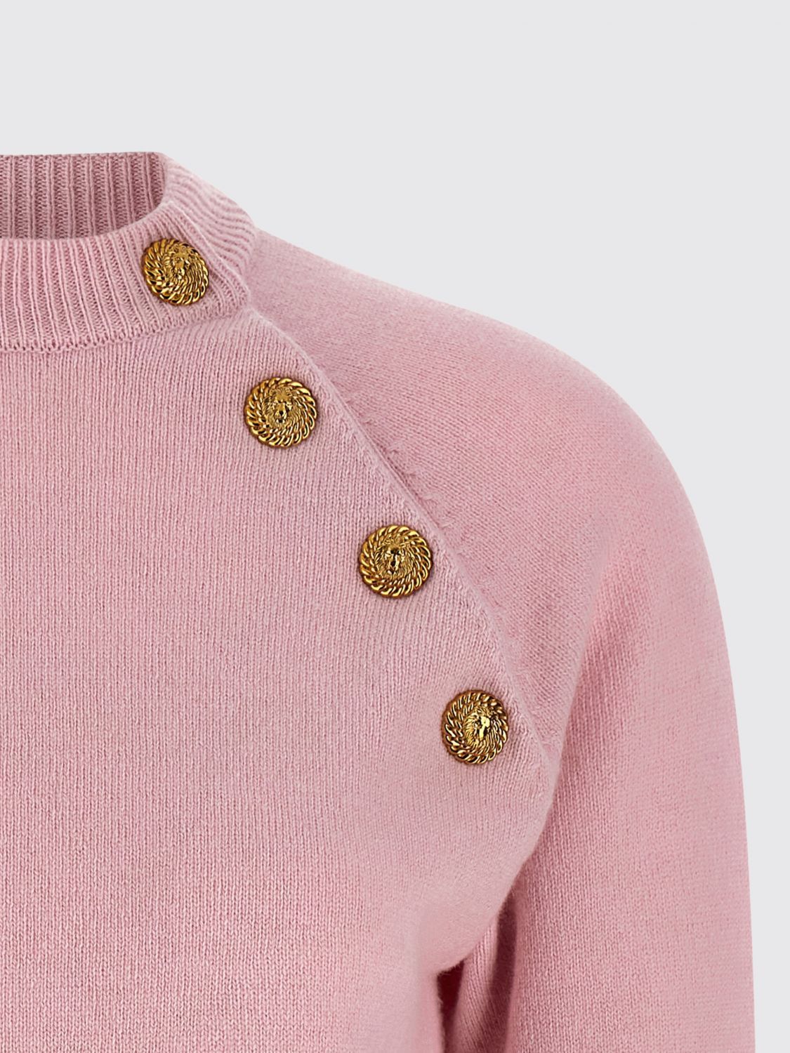 Balmain Balmain Sweater Woman Pink Size XS / US 0-2 / IT 36-38 - 4 Thumbnail