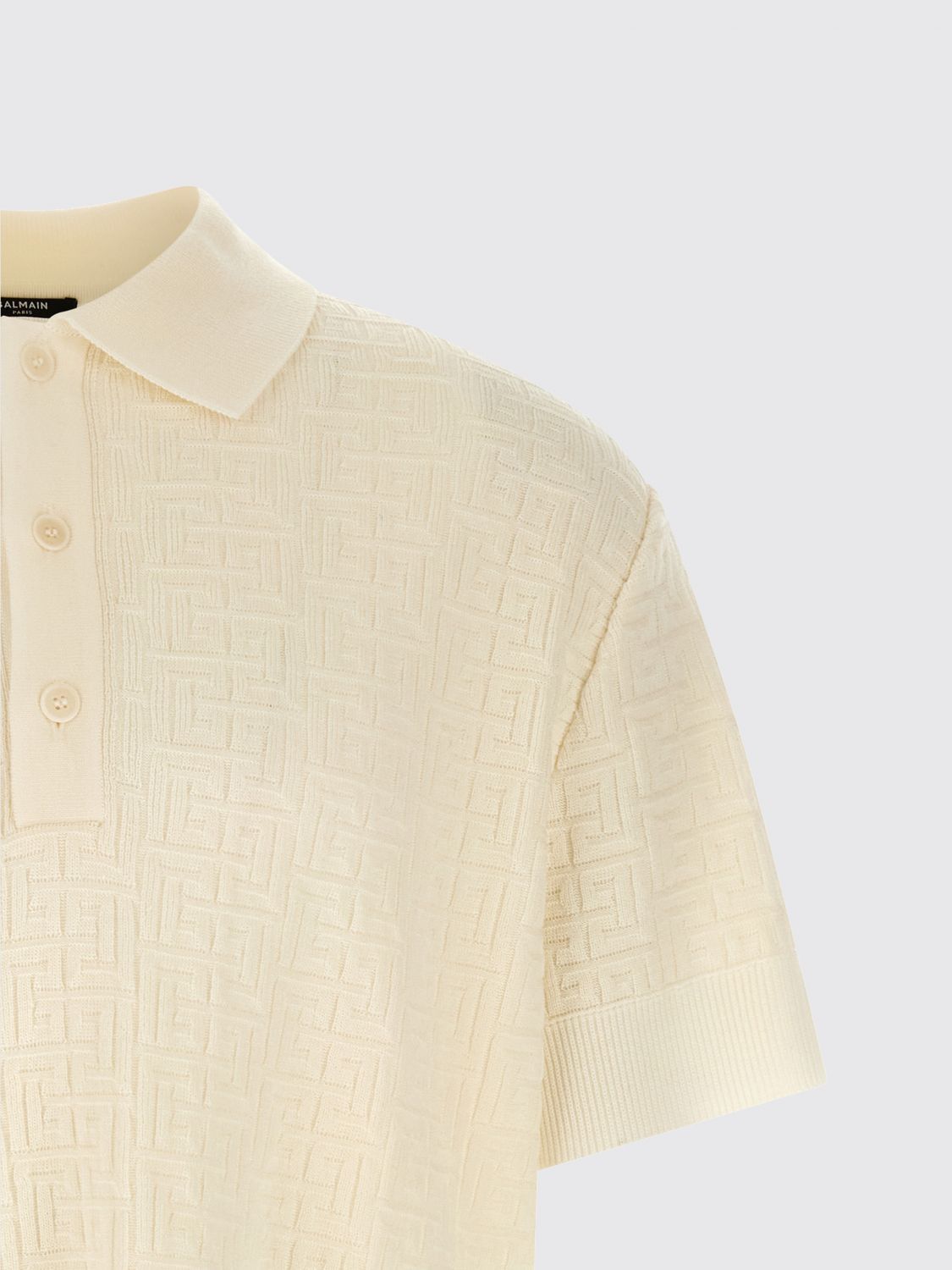 Balmain Balmain Polo Shirt Men White Size US S / EU 44-46 / 1 - 4 Thumbnail