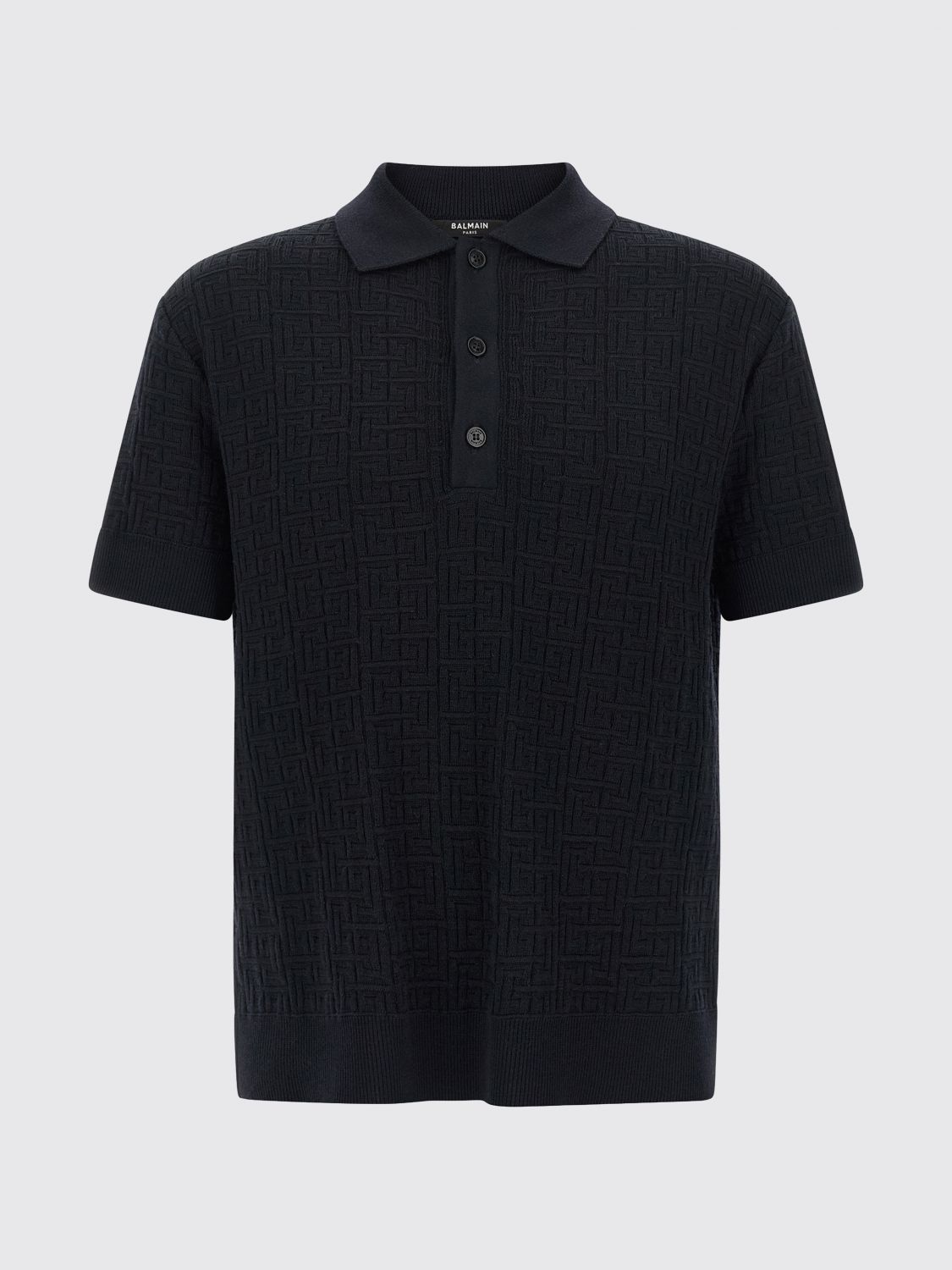 Balmain Balmain Polo Shirt Men Blue Size US M / EU 48-50 / 2 - 2 Thumbnail
